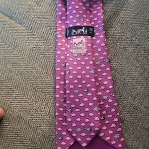 100% REAL RARE HERMES TIE - 7960 EA